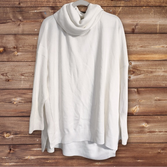 ✨NWT!✨ FRENCH CONNECTION Babysoft Cowl Neck Jumper Winter White – Women’s 2X NWT - Picture 2 of 10